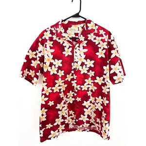 Royal Hawaiian Creations Floral Hawaiihemd Aloha Hemd Rot Größe L - Bild 1 von 5