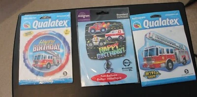 Mylar Globos Camión de Bomberos, Ambulancia Policía Cumpleaños Tú eliges Foto 1 de 4