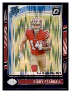 2024 Donruss Optic Rated Rookie Purple Shock 284 Ricky Pearsall RC SF 49ers - Picture 1 of 2