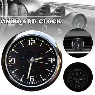 Car Clock Luminous Stick-On Digital Watch Quartz Clocks W1M4 Dashboard For Q6Y9 - Image 1 of 4