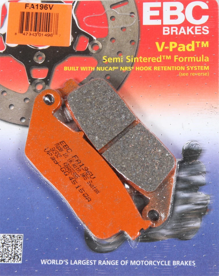 EBC 2014-2016 CTX700D Honda BRAKE PADS V-SERIES FA196V - Image 1 of 1