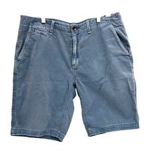 Pantalones Cortos Calvin Klein Hombres 34 Azul Chino Bolsillos Delanteros Planos Algodón Ripstop Logo CK - Imagen 1 de 6