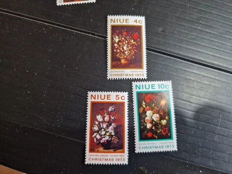 NIUE 1973 SG 179-181 CHRISTMAS  MNH Cover