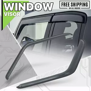 Smoke Window Visor Shade Vent Sun Wind Rain Deflector Guard fit 77-86 Chevy K30 - Picture 1 of 6