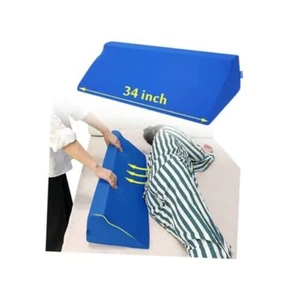 Wedge Pillow for Sleeping Bed Foam Body Positioning Wedges Adults Hospital Blue - Picture 1 of 7