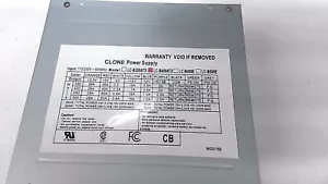 POWER SUPPLY MGE LC-B400ATX NEW CLONE. 400W, ATX - Picture 1 of 1