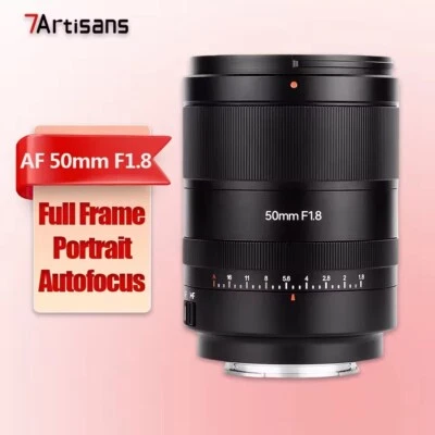 7artisans 50mm F1.8 Auto Focus Large Aperture Full Frame Lens for L-Mount Camera - Image 1 of 4