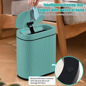 Automatik Mülleimer mit Smart Sensor Küche Abfallbehälter Bad/Büro Mülleimer 8L - Bild 1 von 19
