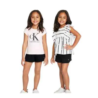 Calvin Klein Girl Kids' 3-piece Short Set Size 4T - Image 1 of 4