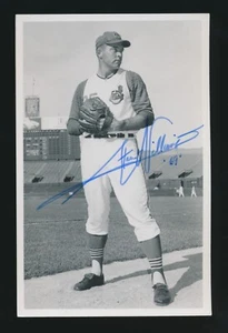 1963-69 Cleveland Indians Postcard (Type 6) -STAN WILLIAMS *Autographed* d.2021 - Picture 1 of 2