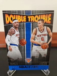 2016-17 Panini NBA Hoops Double Trouble Carmelo Anthony/Kristaps Porzingis #1 - Bild 1 von 2