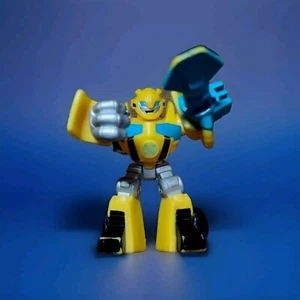 3.5" Playskool Heroes Transformers Rescue Bots Bumblebee -Bot Figure Plastic Toy - Picture 1 of 5
