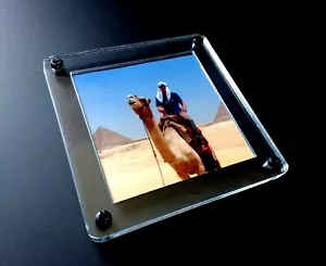 FILL YOUR OWN Custom Coasters, Put Anything Inside-Display Your Favourite Photos - Picture 1 of 8