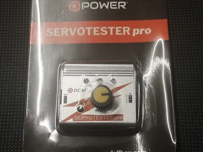 Servotester Servo-Tester für 3 Servos/Regler im ALU Gehäuse D-Power DPSTP - Bild 1 von 4