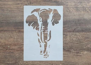 Plantilla elefante ST-1010681 tatuaje de pared vintage Shabby Stencil pintura - Imagen 1 de 5