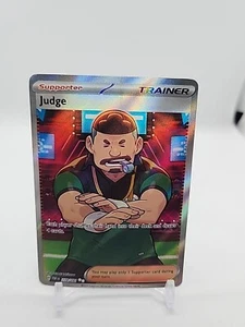 Judge 228/091 Full Art Trainer Ultra Rare Holo Paldean Fates Pokemon TCG NM - Picture 1 of 2