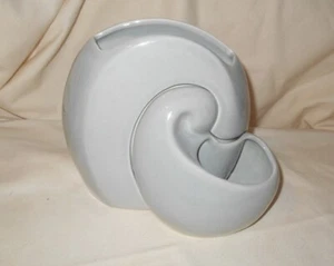 Mid Century Red Wing Belle Kogan 2 Pc Gray Art Pottery Nesting Vase Set- B 1418 - Picture 1 of 5
