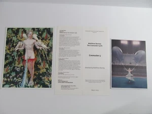 Matthew Barney Cremaster Cycle Program Walker Art Center 2003 opuscoli - Foto 1 di 10