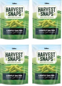 Harvest Snaps salzarm gebackene Erbsen Snacks, vegan glutenfrei [4 BEUTEL] SCHNELLER VERSAND - Bild 1 von 4