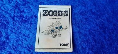 ZOIDS STEGAZOID TOMY VINTAGE ISTRUZIONI ORIGINALI SINGAPORE 1983 R13 - Immagine 1 di 4
