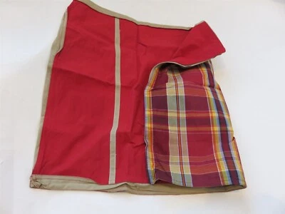 2 Nautica Surfside Red Reverse Plaid Standard Shams NIP - Image 1 of 4
