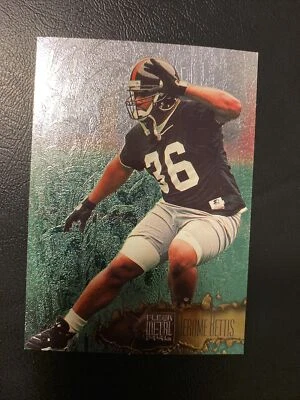 1996 FLEER METAL JEROME BETTIS #96 HOF PITTSBURGH STEELERS NOTRE DAME IRISH - Image 1 of 2