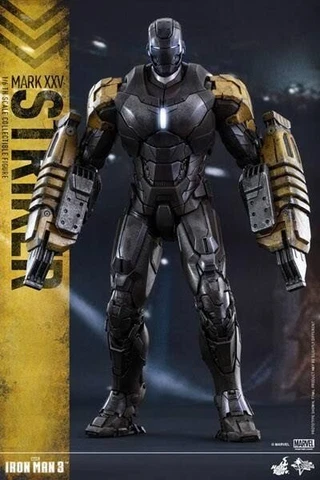 Hot Toys 1/6 Iron Man 3 Mark Xxv Striker Action Figure With Box Mint Cover