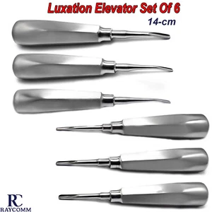 Set Of 2 Luxation Elevators Tooth Loosening Root Luxating Surgery Extraction New - Picture 1 of 5