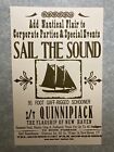 1996 Sail The Sound In Quinnipiack Hatch Show Print Poster! New Haven Ct Rare!!!