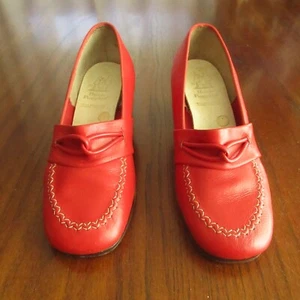 UNISEX Mod Vintage Original 60s HUSHPUPPIES Womens Shoes 6.5 W Day Evening Party - Picture 1 of 11