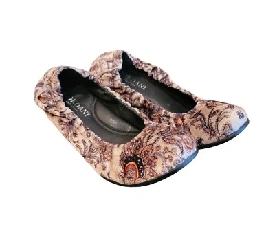 CORDANI Velvet Floral  Ballet Flats Women's 9 from Italy  - Image 1 of 4