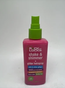 Rock The Locks Shake & Shimmer Glitter Hairspray Pink Silver Glitter COMBINESHIP - Picture 1 of 3