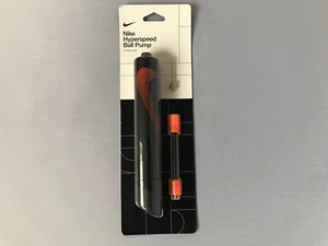 New Nike Hyper speed Ball Pump Includes 1 Needle Black/Orange - Picture 1 of 5