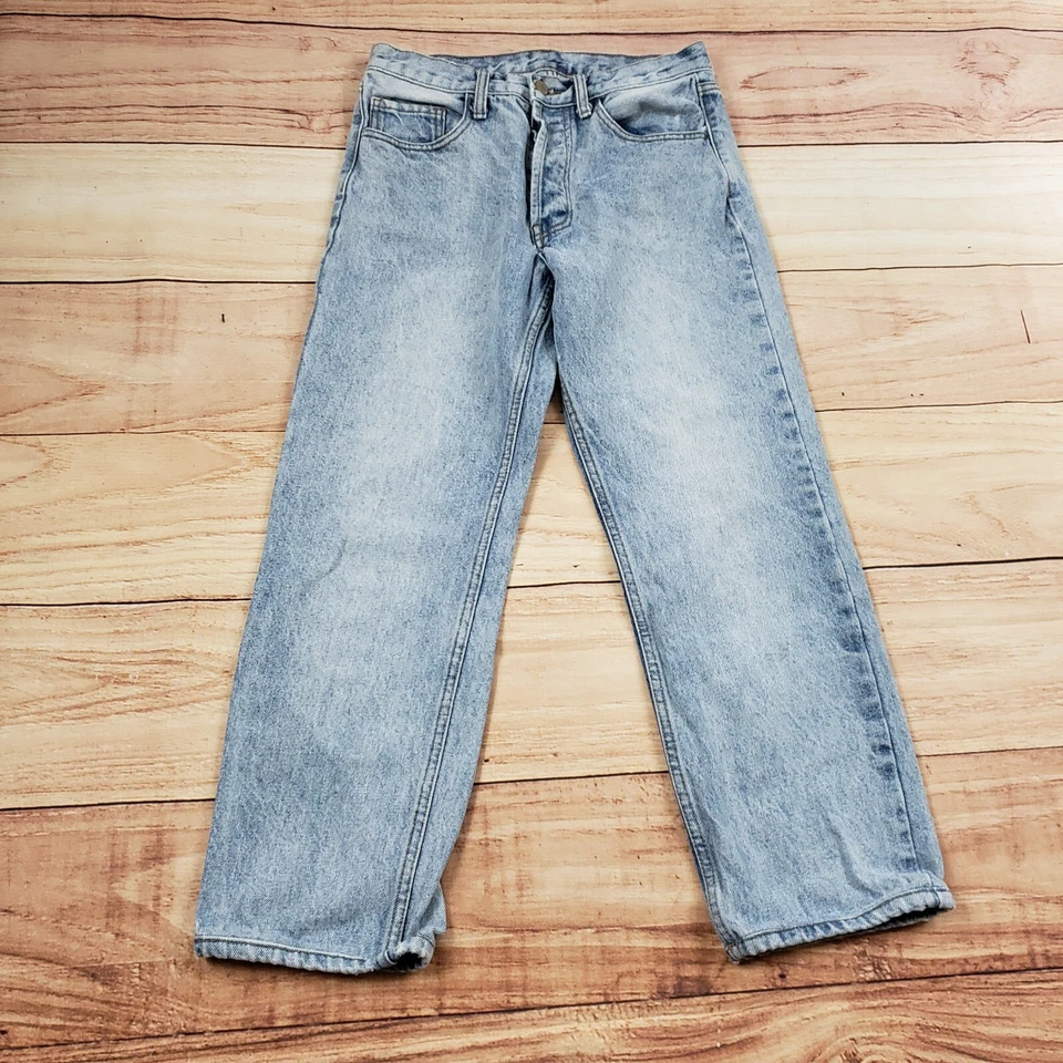 Brandy Melville Jeans Womens Small Blue Straight Mid Rise Denim J Galt 28x26 - Image 1 of 4