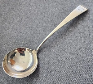 THOMAS NORTHCOTE Sterling GEORGE III London 1809 HERALDIC CREST 7" Ladle 43.3g - Picture 1 of 8