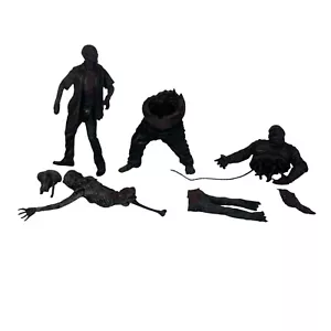 The Walking Dead AMC TV Bloody Zombies 3 Action Figure Set Horror Undead Dead - Picture 1 of 6