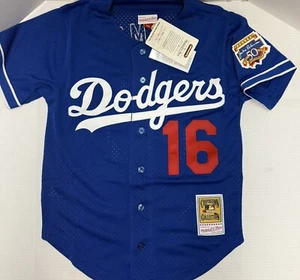 M MITCHELL & NESS MLB COOPERSTOWN L.A DODGERS #16 50THANNIVERSARY MESH JERSEY - Bild 1 von 7