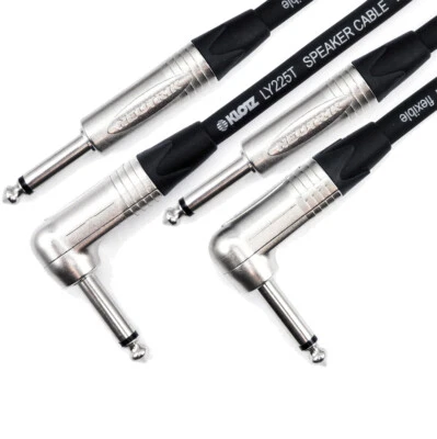 NEUTRIK Gitarrenverstärker Kopf Lautsprecher Cab Kabel Klotz LY225 Kabel 2-polig 1/4" Klinke 6,35 mm