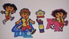 Dora The Explorer &Diego "Soccer Star" 5pc Fabric Appliques Set 