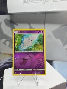 Pokémon TCG Spoink Crimson Invasion 41/111 Reverse Holo Common - Picture 1 of 2