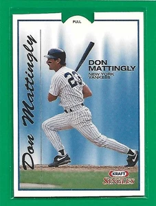 Kraft Singles Superstars 1993 Don Mattingly #9 de 30 Yankees de Nueva York - Imagen 1 de 2