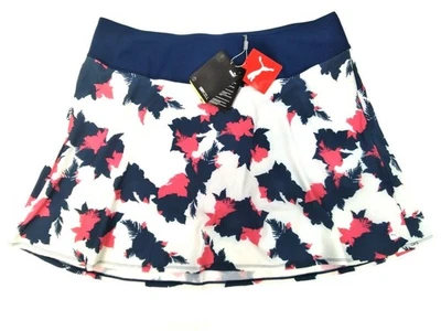 PUMA Women's Pwrshape Floral Skirt 16'' Dark Denim 595855 01 - XXL - Image 1 of 4
