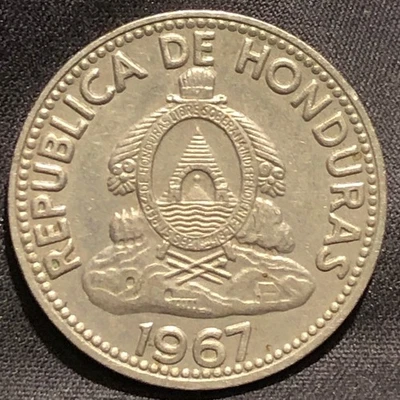 1967 Honduras 10 Centavos Bronze Coin - XF (Extra Fine) condition - Image 1 of 4
