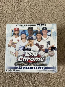 2022 Topps Chrome Update Sapphire Edition Baseball Box - 8 packs Per Box - Picture 1 of 4