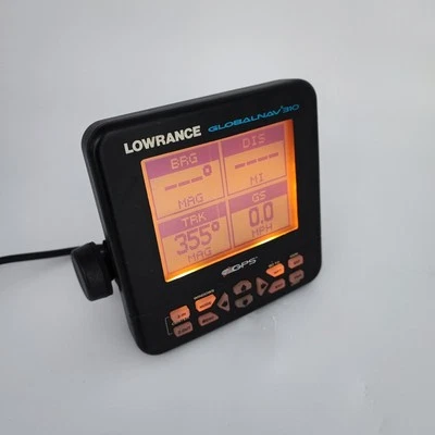 Lowrance GlobalNav 310 GPS Navigation System With Power Cable  - Image 1 of 4