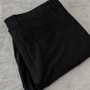 FootJoy Mens Golf Pants 34x34 Black Polyester Spandex Athletic Lightweight - Picture 1 of 8