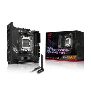 ASUS ROG Strix B650E-I Gaming WiFi AMD AM5 DDR5 Mini-ITX Motherboard 2.5G LAN - Afbeelding 1 van 8