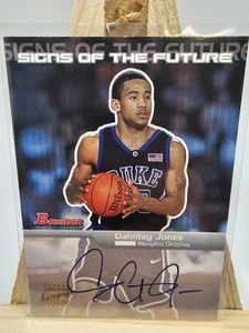 Dahntay Jones 03-04 Bowman Rookie Stars Autograph Card Memphis Grizzlies Vintage - Picture 1 of 4