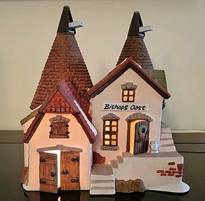 1990 Dept 56 Dickens Village "BISHOP OAST" Casa - Foto 1 di 17