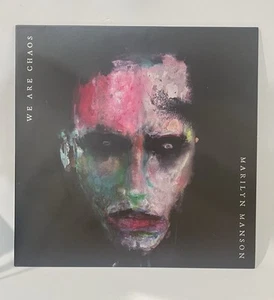 Marilyn Manson - We are Chaos White Vinyl LP + Poster Limited Edition As New - Picture 1 of 8
